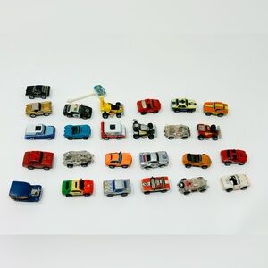 80s Vintage Vibrant Die-Cast Toy Car Collection